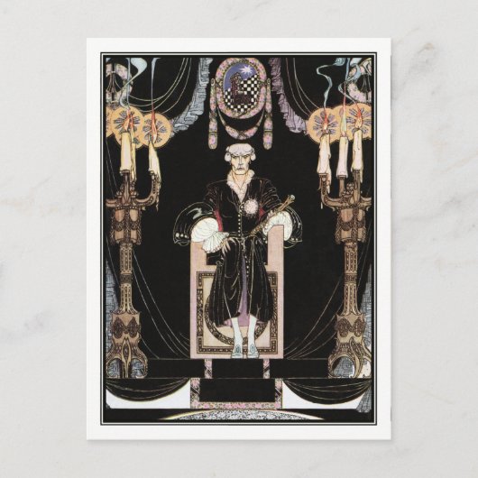 Kay Nielsen - in Pulver und Crinoline Postkarte (Vorderseite)