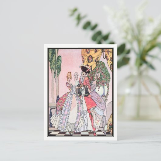 Kay Nielsen - in Pulver und Crinoline Postkarte (Stehend Vorderseite)