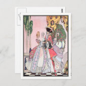 Kay Nielsen - in Pulver und Crinoline Postkarte (Vorne/Hinten)