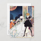 Kay Nielsen - in Pulver und Crinoline Postkarte (Vorne/Hinten)