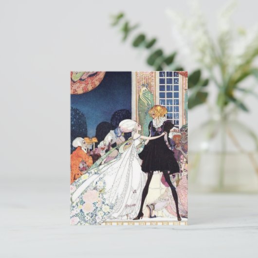 Kay Nielsen - in Pulver und Crinoline Postkarte (Stehend Vorderseite)