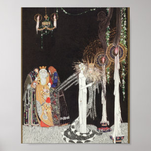 Kay Nielsen östlich der Sonne und westlich des Mon Poster