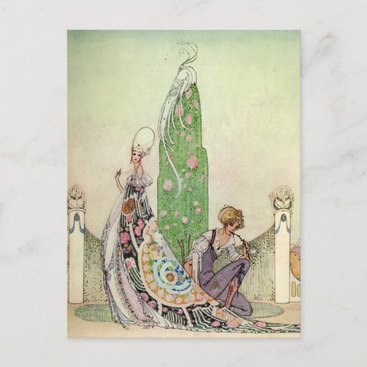 Kay Nielsen Prinzessin und der Gardener Postkarte (Vorderseite)