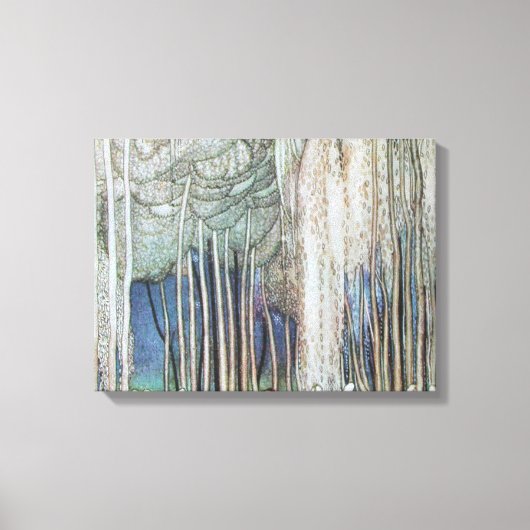 Kay Nielsen von den Zwölf Tanzprinzessen Leinwanddruck (Vorderseite)