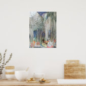 Kay Nielsen von den Zwölf Tanzprinzessen Poster (Küche)