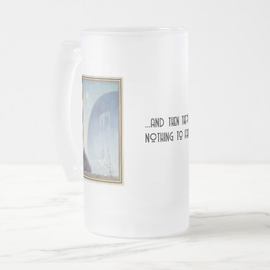 Kay Nielsen Woman Riding Polar Bear Mattglas Bierglas (Vorderseite Links)