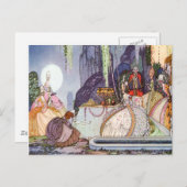 Kay Nielsens Aschenputtel am Ball Postkarte (Vorne/Hinten)