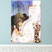 Kay Nielsens Aschenputtel Verlasse den Ball Leinwanddruck (Insitu (Holzboden))