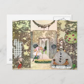 Kay Nielsens Liebe am Nachmittag Postkarte (Vorne/Hinten)