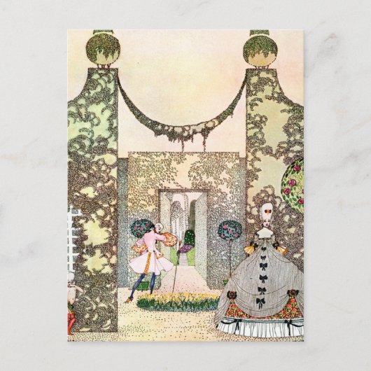 Kay Nielsens Liebe am Nachmittag Postkarte (Vorderseite)