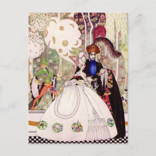 Kay Nielsens Märchen, Bluebeard und seine Ehefrau Postkarte (Vorderseite)