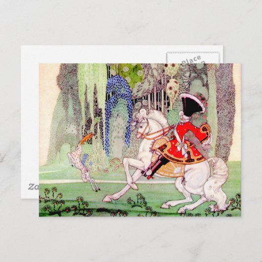 Kay Nielsens Märchenprinz Charming Postkarte (Vorne/Hinten)