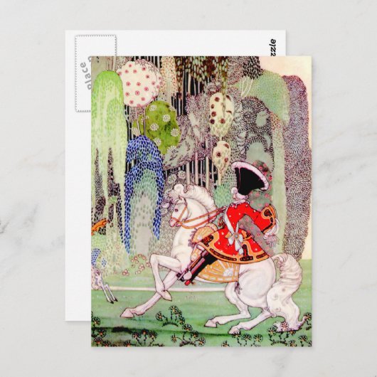 Kay Nielsens Märchenprinz Charming Postkarte (Vorne/Hinten)