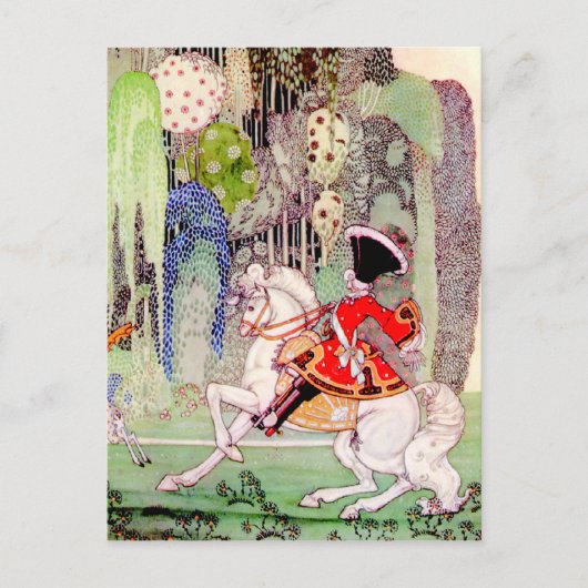 Kay Nielsens Märchenprinz Charming Postkarte (Vorderseite)