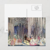 Kay Nielsens Zwölf tanzende Prinzessinnen Postkarte (Vorne/Hinten)