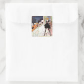 Kay Nielsens zwölf Tanzprinzesse Quadratischer Aufkleber (Tasche)