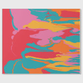 Kaya - Abstraktes Liquidationsdesign Geschenkpapier (Flach)