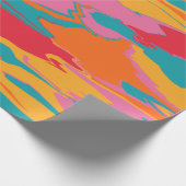 Kaya - Abstraktes Liquidationsdesign Geschenkpapier (Ecke)