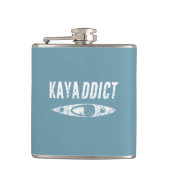 Kayak Addict Flachmann (Vorderseite)