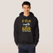 Kayak And Beer That's Why I'm Here Kayak Canoe Kay Hoodie (Vorne ganz)