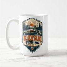 Kayak Angelclub - Vintage Retro Outdoor Angeln
