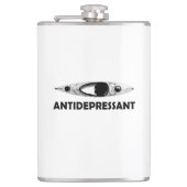 Kayak Antidepressivum Flachmann (Vorderseite)