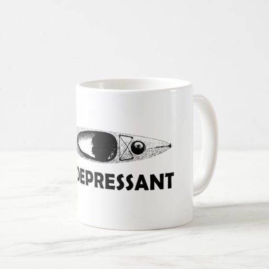 Kayak Antidepressivum Kaffeetasse (VorderseiteRechts)