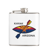 Kayak Arizona Flag Flachmann (Vorderseite)