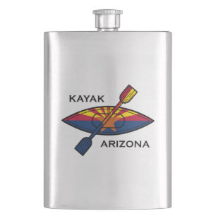 Kayak Arizona Flag Flachmann