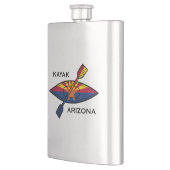 Kayak Arizona Flag Flachmann (Links)