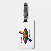 Kayak Arizona Flag Gepäckanhänger (Rückseite vertikal)