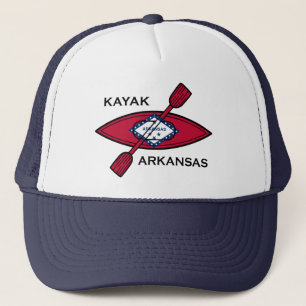 Kayak Arkansas Flag Truckerkappe