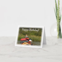 Kayak Balance; glücklich zum Geburtstag