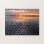 Kayak bei Sonnenaufgang Puzzle (Horizontal)