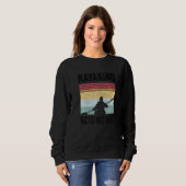 Kayak Boating Paddling - Kayaking Gets Me Wet Prem Sweatshirt (Vorne ganz)