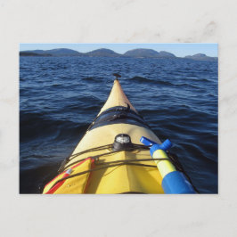 Kayak Bow am Rough Lake, Mountain Postcard Postkarte