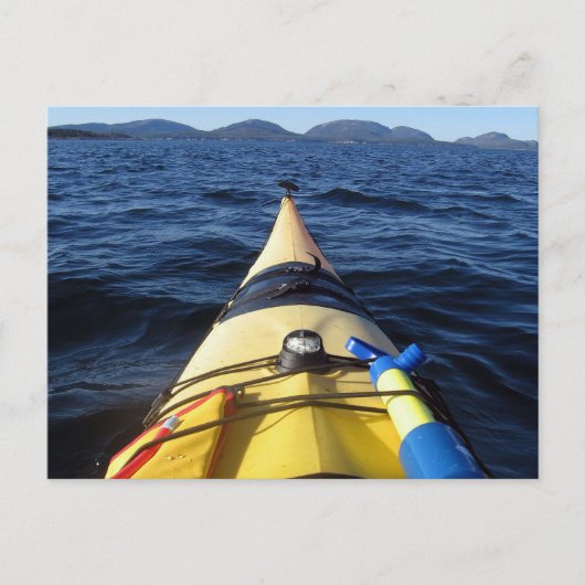 Kayak Bow am Rough Lake, Mountain Postcard Postkarte (Vorderseite)