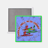 Kayak Canoe - Paddeln gut mit anderen Magnet (Vorderseite/Rückseite)