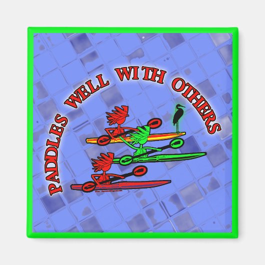 Kayak Canoe - Paddeln gut mit anderen Magnet (Vorne)