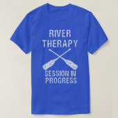 Kayak Canoe River Water Therapy Session in Progres T-Shirt (Design vorne)