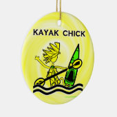 Kayak Chick Designs & Things Keramikornament (Rechts)