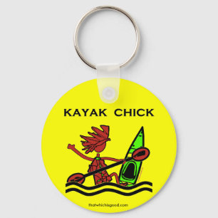 Kayak Chick Designs & Things Schlüsselanhänger