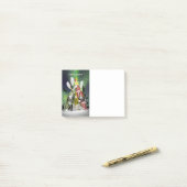 Kayak Christmas Tree Aurora Borealis Post-it Klebezettel (Auf Schreibtisch)