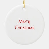 Kayak Christmas Tree Keramik Ornament (Hinten)