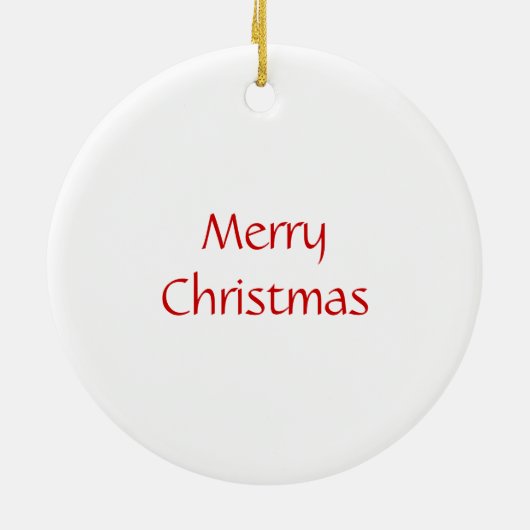 Kayak Christmas Tree Keramik Ornament (Hinten)