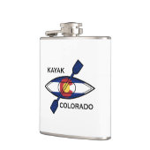 Kayak Colorado Flag Flachmann (Links)