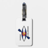 Kayak Colorado Flag Gepäckanhänger (Rückseite vertikal)
