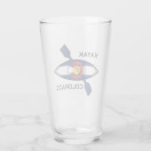 Kayak Colorado Flag Glas (Rückseite)