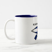 Kayak Colorado Flag Zweifarbige Tasse (Links)