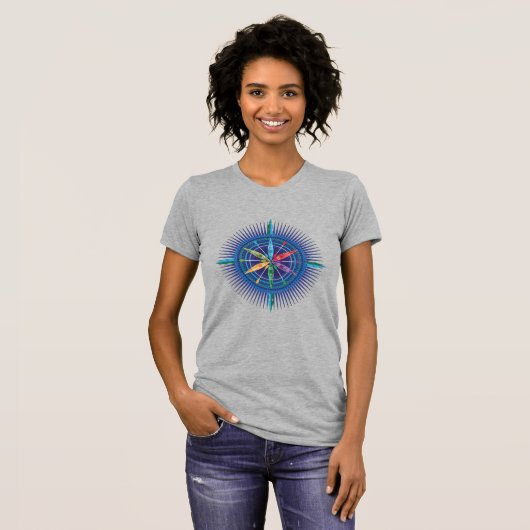 Kayak Compass Rose CI T-Shirt (Vorne ganz)